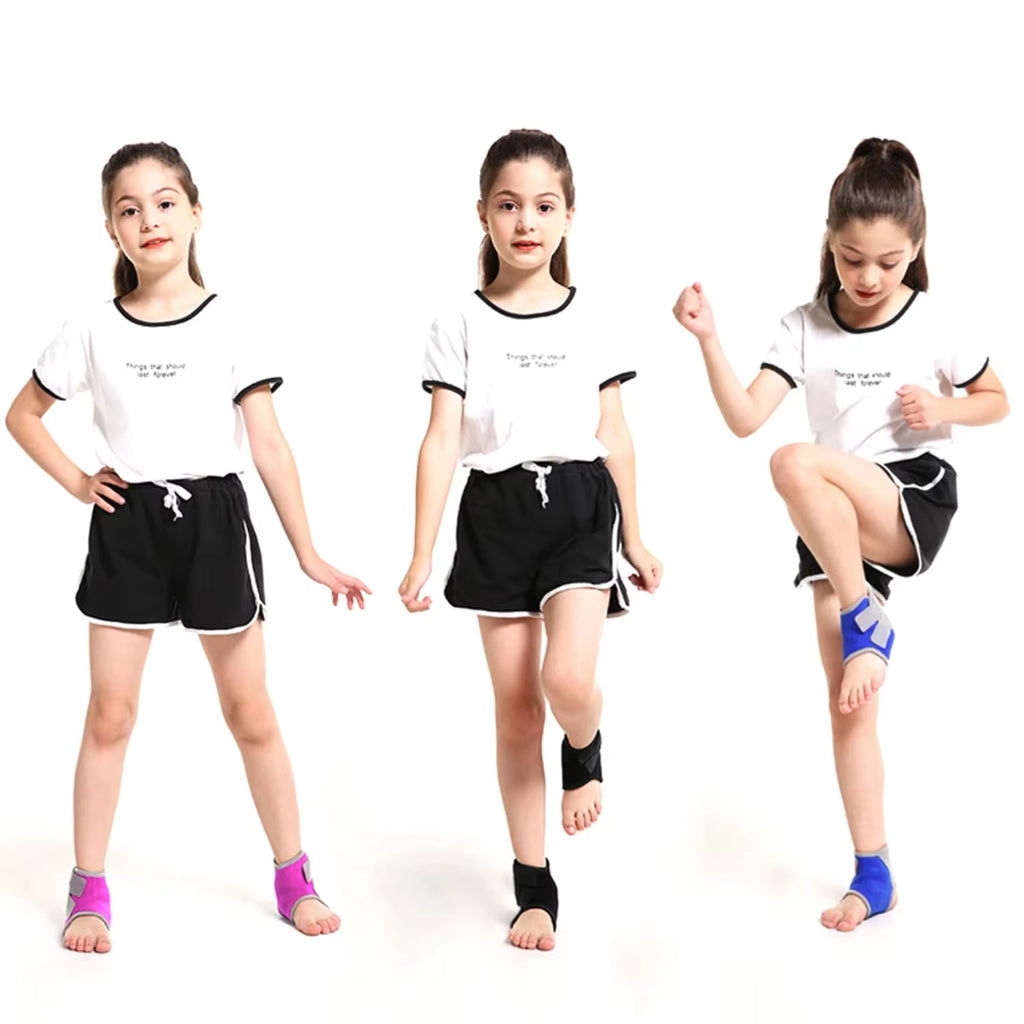 1Pair Kid Ankle Strap Cycling Running Gym Children Sport Ankle Brace Support Guard Protector Boy Girl Tobillera