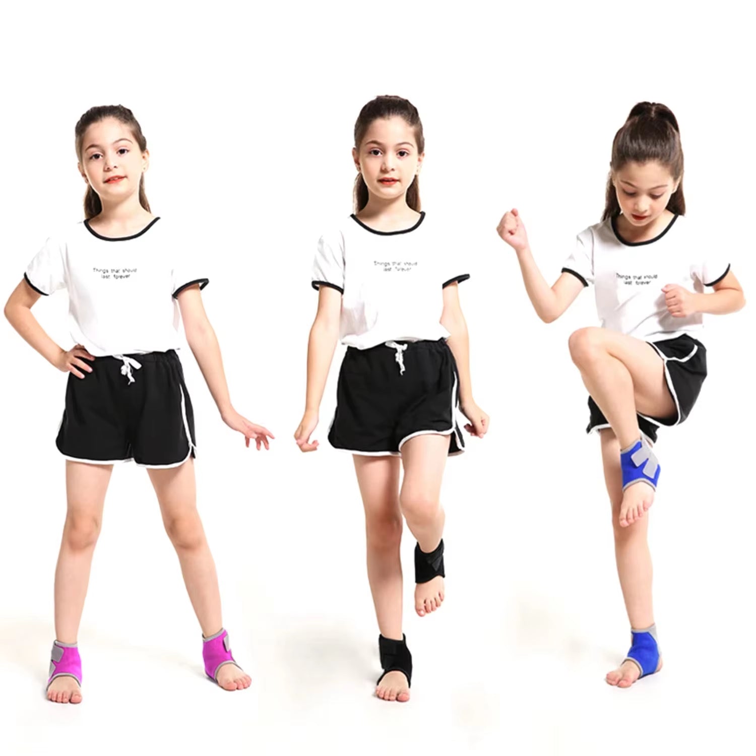 1Pair Kid Ankle Strap Cycling Running Gym Children Sport Ankle Brace Support Guard Protector Boy Girl Tobillera