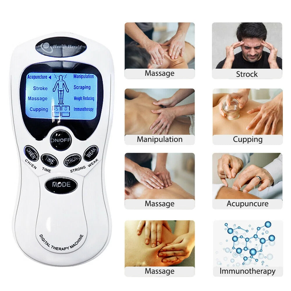 Electrical Stimulation Massage Machine Therapy Back Pain Relief Stimulation Massager with Digital Dispaly Muscles Pain Relief Gifts