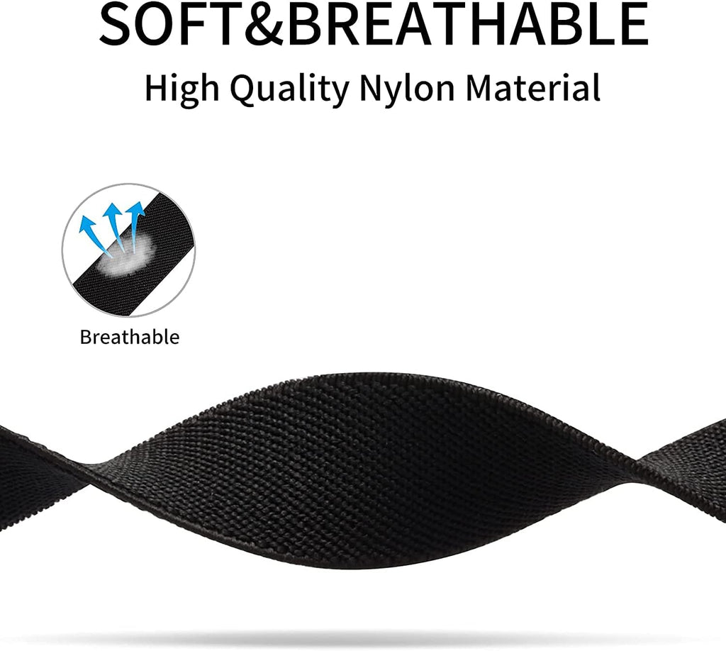 Shuyyo 20Mm Soft Nylon Replacement Band Compatible with Samsung Galaxy Watch Active 2 44Mm 40Mm/Galaxy Watch 5 Pro 45Mm/Galaxy Watch 5/Galaxy Watch 42Mm/Galaxy Watch 4 Classic 42Mm 46Mm/Gear Sport