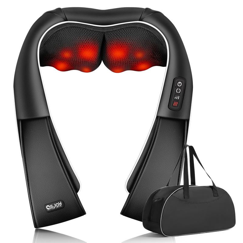 Alljoy Shiatsu Back and Neck Massager with Heat, Adjustable for Men, Women, Mom, Dad, Gift for Valentine'S Day, Comfortable Neck Massage