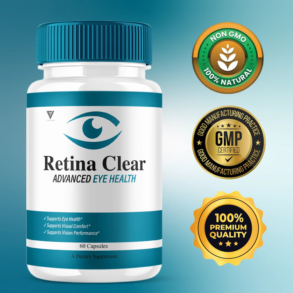 (5 Pack) Retina Clear Capsules, Retinaclear Premium Supplement (300 Capsules)