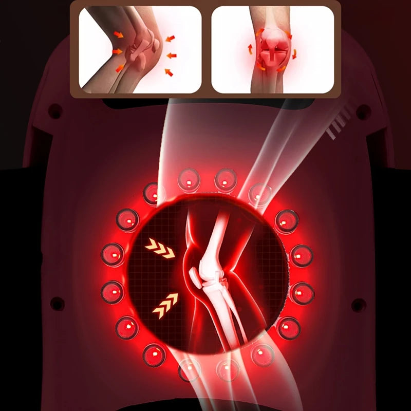 Smart Knee Massager Vibration Knee Relaxing Machine Hot Compress Temperature Knee Joint Massager Joint Knee Device