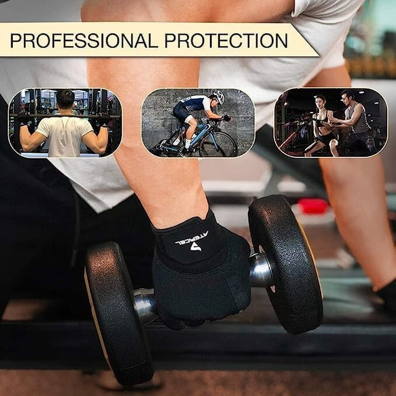 Multi-Purpose Workout Station Gloves - Breathable Fitness Gear for Active Adults