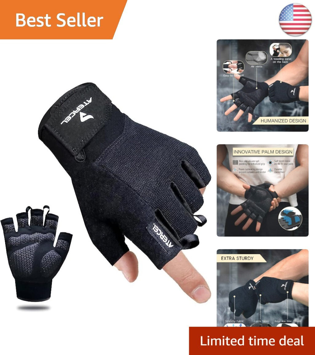 Multi-Purpose Workout Station Gloves - Breathable Fitness Gear for Active Adults