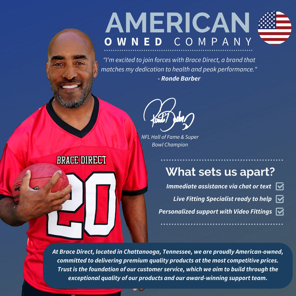 Semi-Rigid Active Ankle Brace for Sports & Recovery - Maximum Ankle Support for Athletes & Injury Recovery