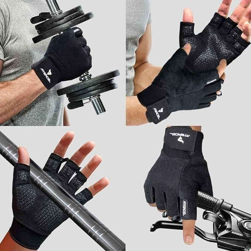 Multi-Purpose Workout Station Gloves - Breathable Fitness Gear for Active Adults