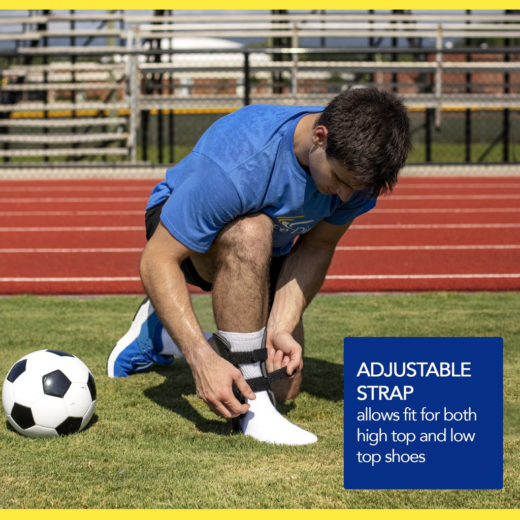 Semi-Rigid Active Ankle Brace for Sports & Recovery - Maximum Ankle Support for Athletes & Injury Recovery