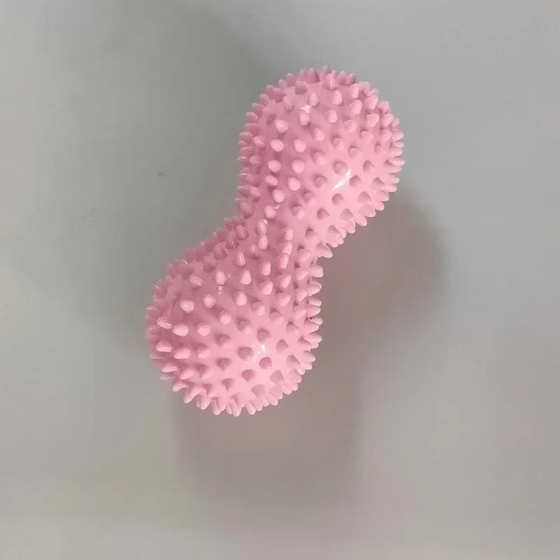 Foot Massage Roller Peanut Double Lacrosse Spiky Ball Myofascial Balls for Plantar Fasciitis Mobility Back Foot Arch Pain Relief