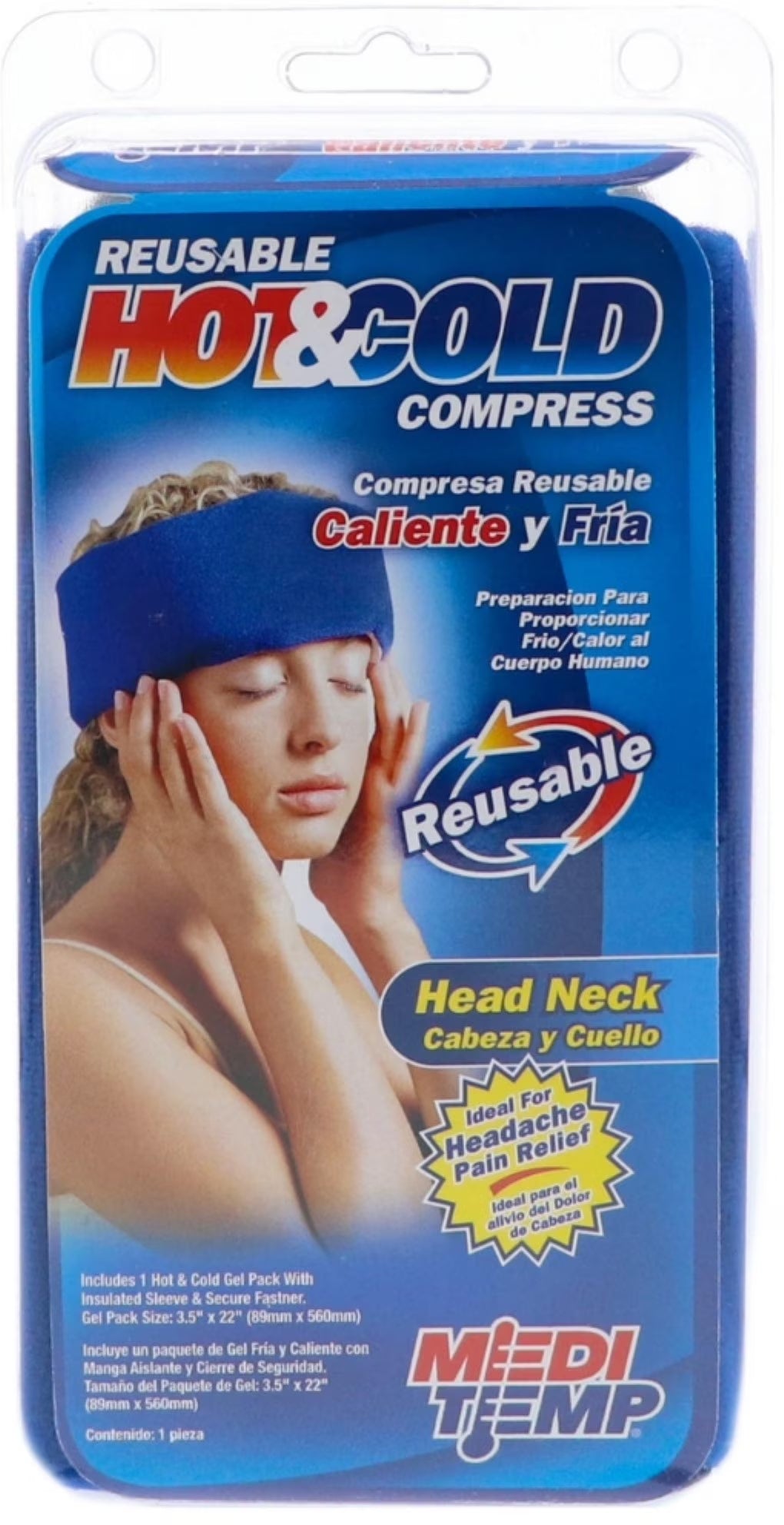 Head-Neck Hot & Cold Reusable Compress Pad - (Pack of 6)