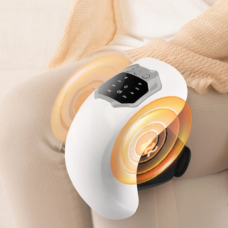 Smart Knee Massager Vibration Knee Relaxing Machine Hot Compress Temperature Knee Joint Massager Joint Knee Device