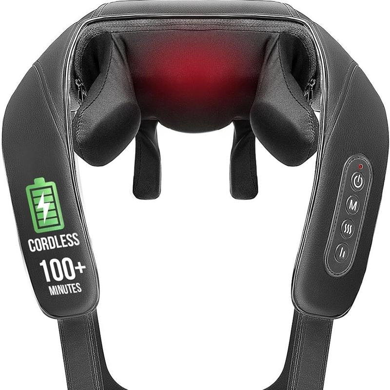 Alljoy Shiatsu Back and Neck Massager with Heat, Adjustable for Men, Women, Mom, Dad, Gift for Valentine'S Day, Comfortable Neck Massage