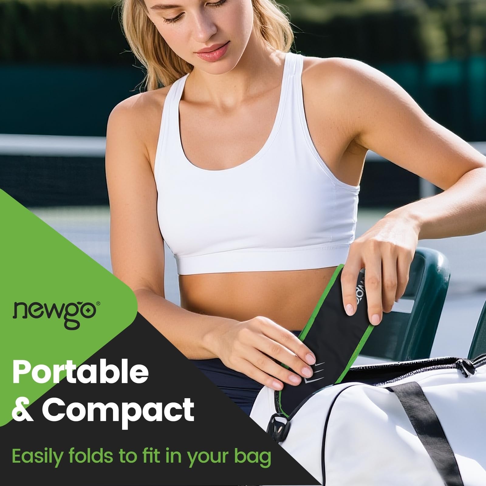 Neck Ice Pack Cooling Neck Wrap - Long-Lasting Cold Therapy Scarf for Hot Wea...