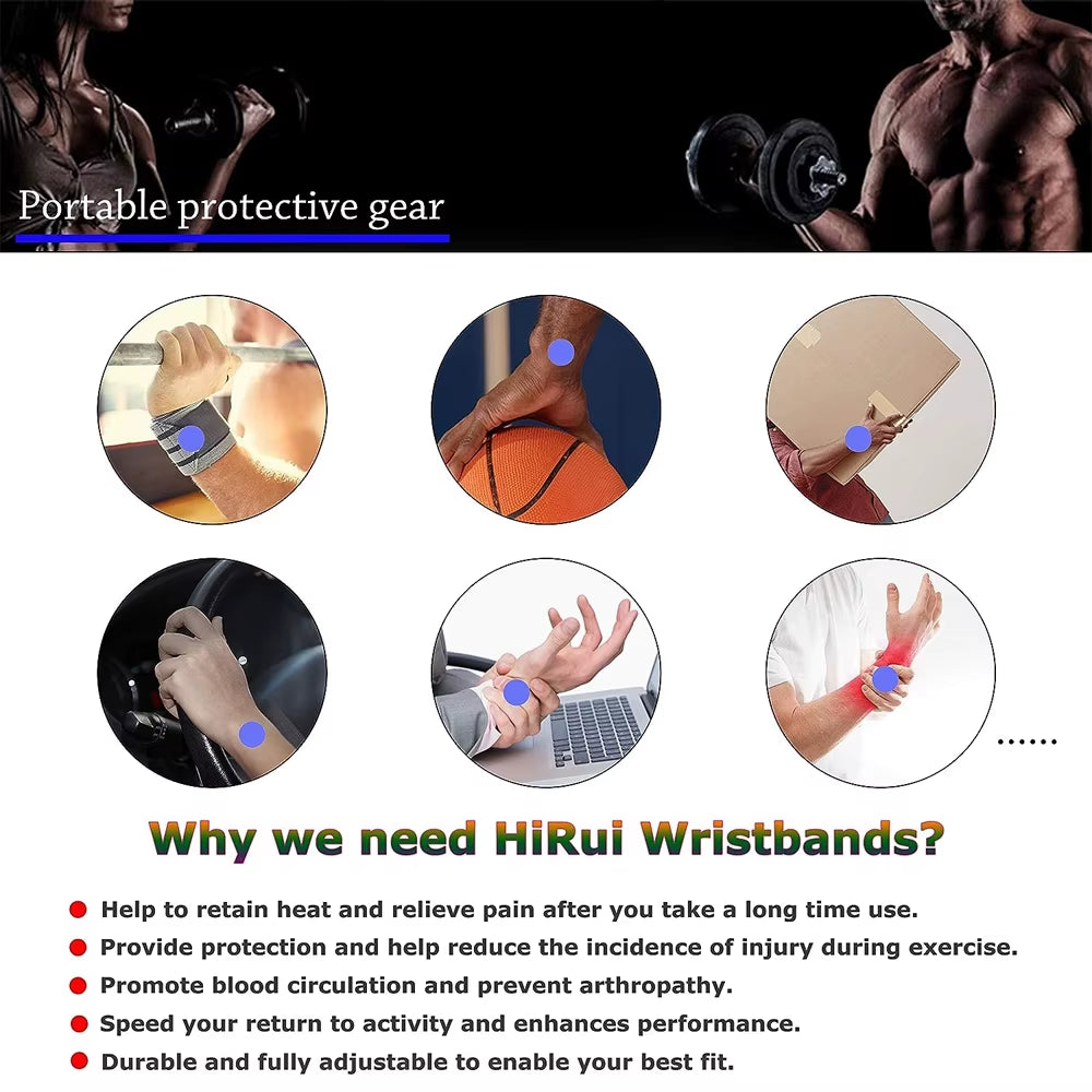 1PCS Adjustable Wrist Brace Support - Compression Strap for Arthritis - Ideal for Fitness,Weightlifting,Gaming,Daily Use (Black)
